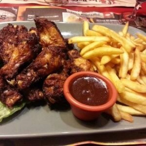 Crispy Chicken Wings Avec frites 🍟