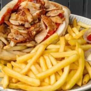 Kebab+ avec frites