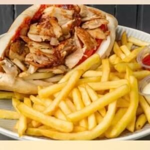 Kebab + avec frites