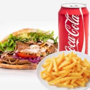 Menu sandwiches kebab
