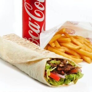 Wrap + avec frites